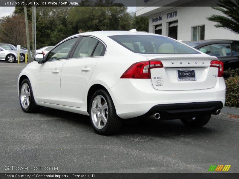 Ice White / Soft Beige 2012 Volvo S60 T5
