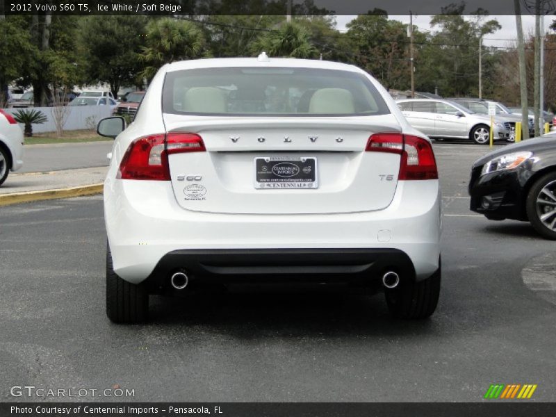 Ice White / Soft Beige 2012 Volvo S60 T5