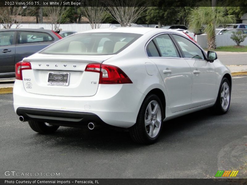 Ice White / Soft Beige 2012 Volvo S60 T5