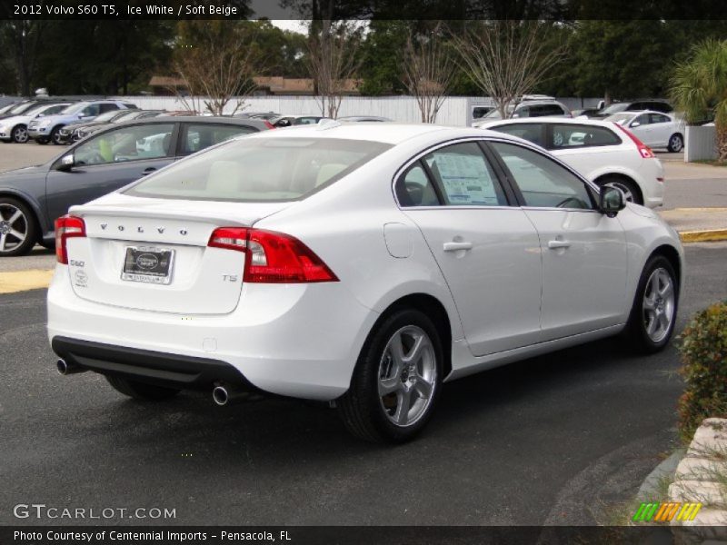 Ice White / Soft Beige 2012 Volvo S60 T5
