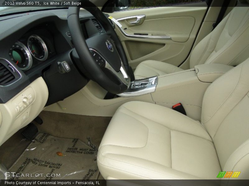 Ice White / Soft Beige 2012 Volvo S60 T5