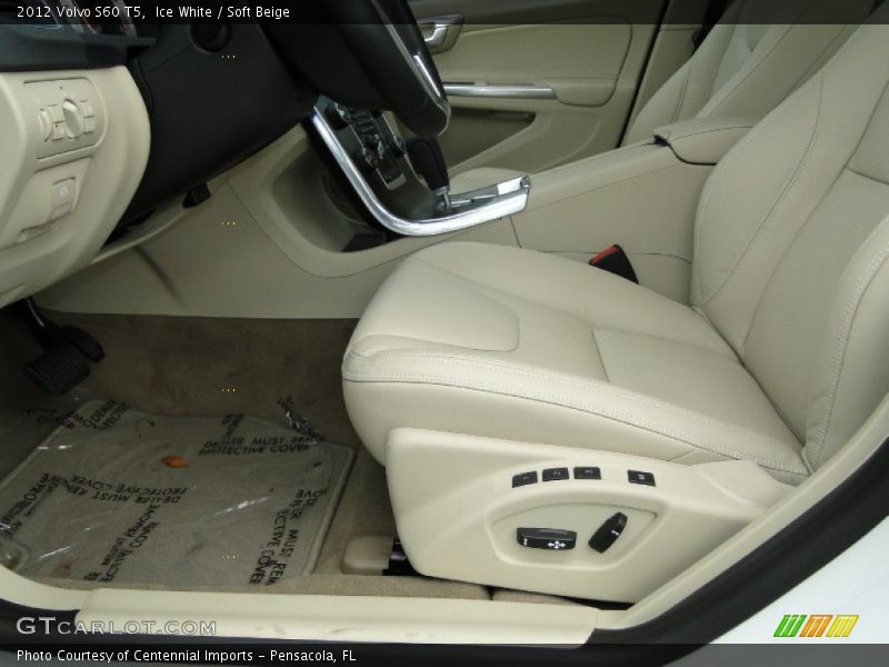 Ice White / Soft Beige 2012 Volvo S60 T5