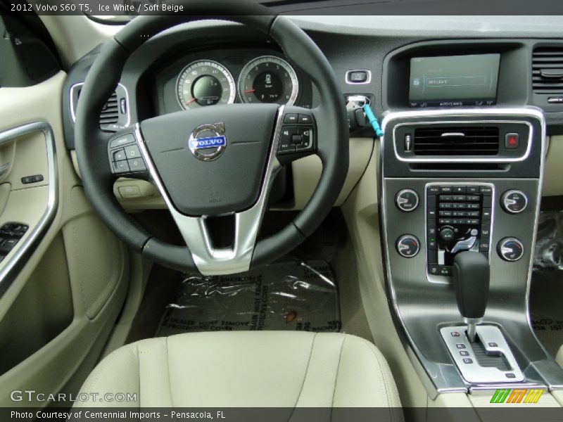 Ice White / Soft Beige 2012 Volvo S60 T5