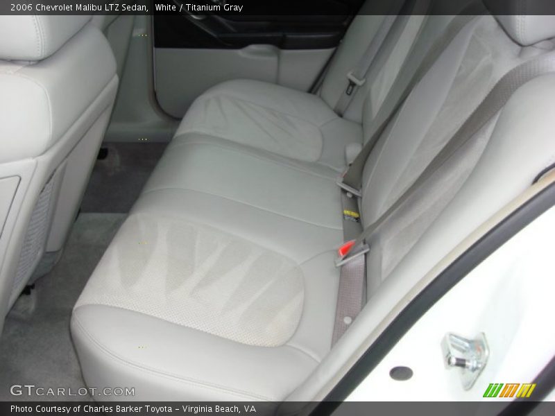 White / Titanium Gray 2006 Chevrolet Malibu LTZ Sedan
