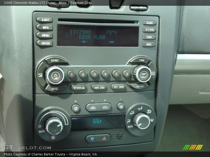 White / Titanium Gray 2006 Chevrolet Malibu LTZ Sedan