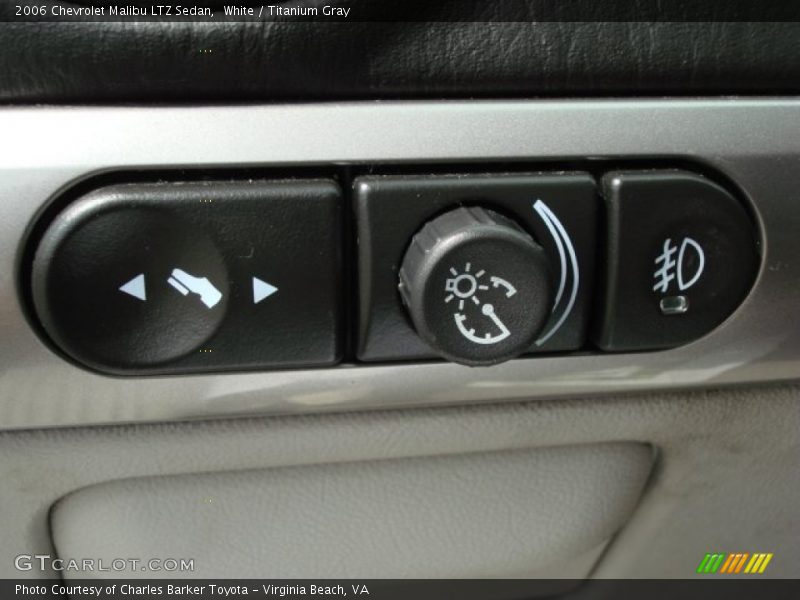 White / Titanium Gray 2006 Chevrolet Malibu LTZ Sedan
