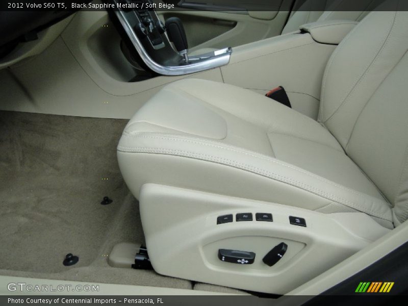 Black Sapphire Metallic / Soft Beige 2012 Volvo S60 T5