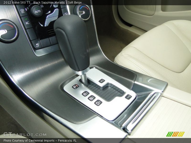 Black Sapphire Metallic / Soft Beige 2012 Volvo S60 T5