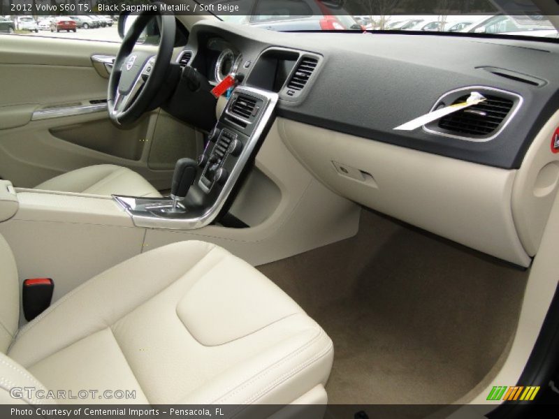 Black Sapphire Metallic / Soft Beige 2012 Volvo S60 T5