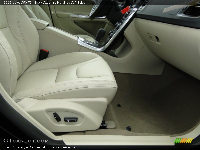 Black Sapphire Metallic / Soft Beige 2012 Volvo S60 T5