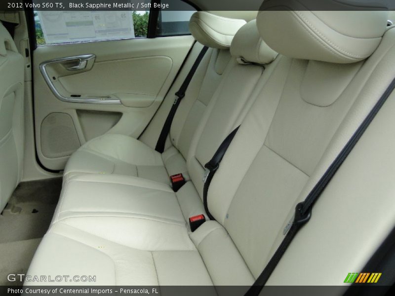 Black Sapphire Metallic / Soft Beige 2012 Volvo S60 T5