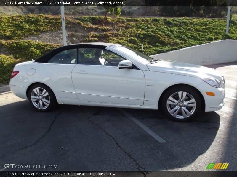 Arctic White / Almond/Mocha 2012 Mercedes-Benz E 350 Cabriolet
