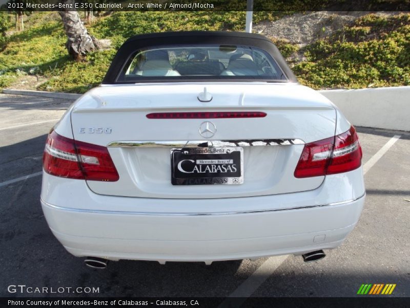 Arctic White / Almond/Mocha 2012 Mercedes-Benz E 350 Cabriolet