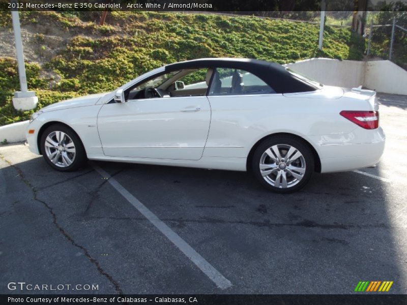 Arctic White / Almond/Mocha 2012 Mercedes-Benz E 350 Cabriolet