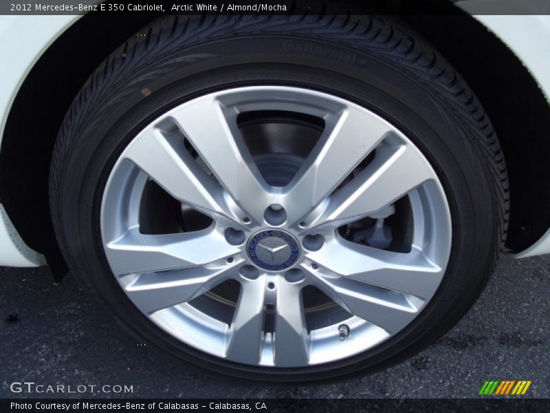Arctic White / Almond/Mocha 2012 Mercedes-Benz E 350 Cabriolet