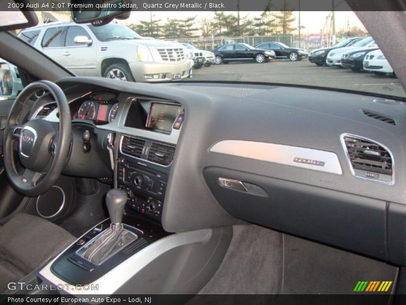 Quartz Grey Metallic / Black 2009 Audi A4 2.0T Premium quattro Sedan