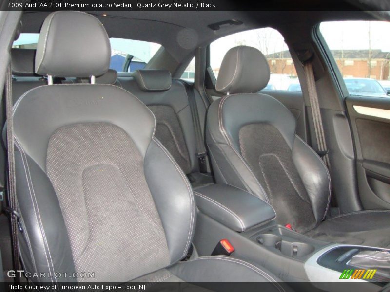 Quartz Grey Metallic / Black 2009 Audi A4 2.0T Premium quattro Sedan