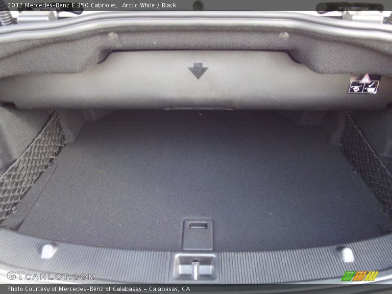 Arctic White / Black 2012 Mercedes-Benz E 350 Cabriolet