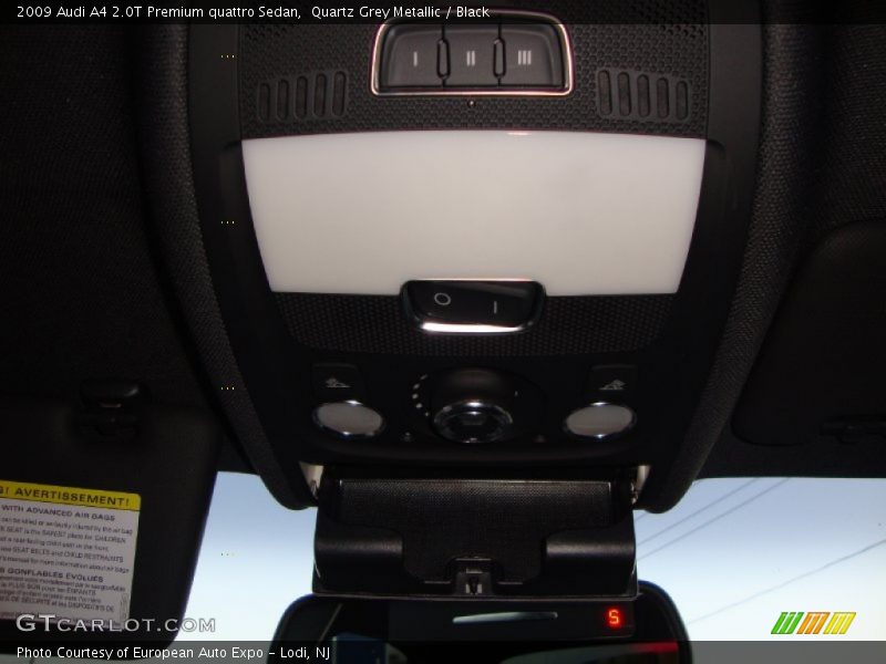 Quartz Grey Metallic / Black 2009 Audi A4 2.0T Premium quattro Sedan