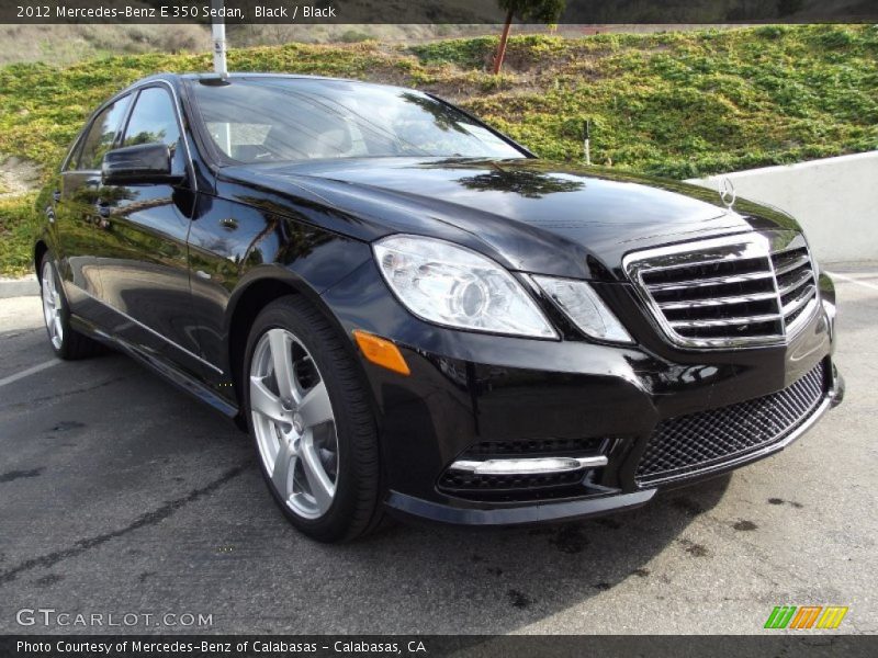 Black / Black 2012 Mercedes-Benz E 350 Sedan