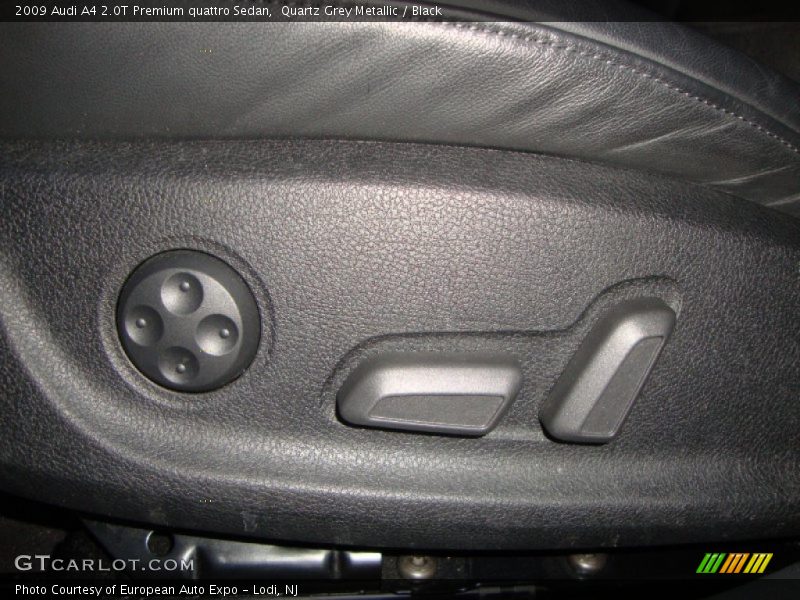 Quartz Grey Metallic / Black 2009 Audi A4 2.0T Premium quattro Sedan