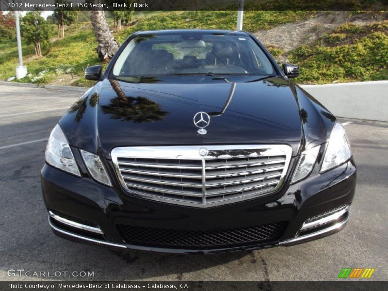 Black / Black 2012 Mercedes-Benz E 350 Sedan