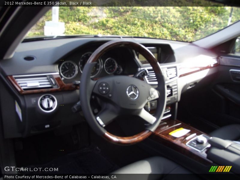 Black / Black 2012 Mercedes-Benz E 350 Sedan