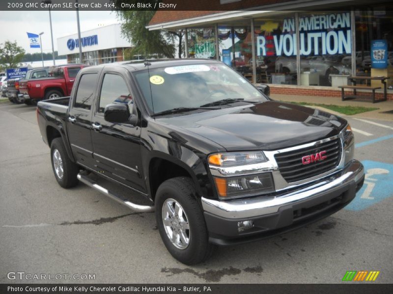 Onyx Black / Ebony 2009 GMC Canyon SLE Crew Cab 4x4