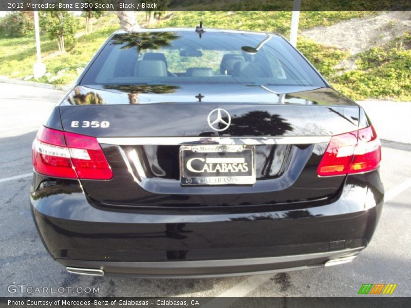 Black / Black 2012 Mercedes-Benz E 350 Sedan