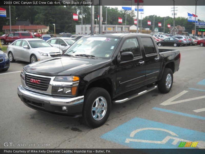 Onyx Black / Ebony 2009 GMC Canyon SLE Crew Cab 4x4