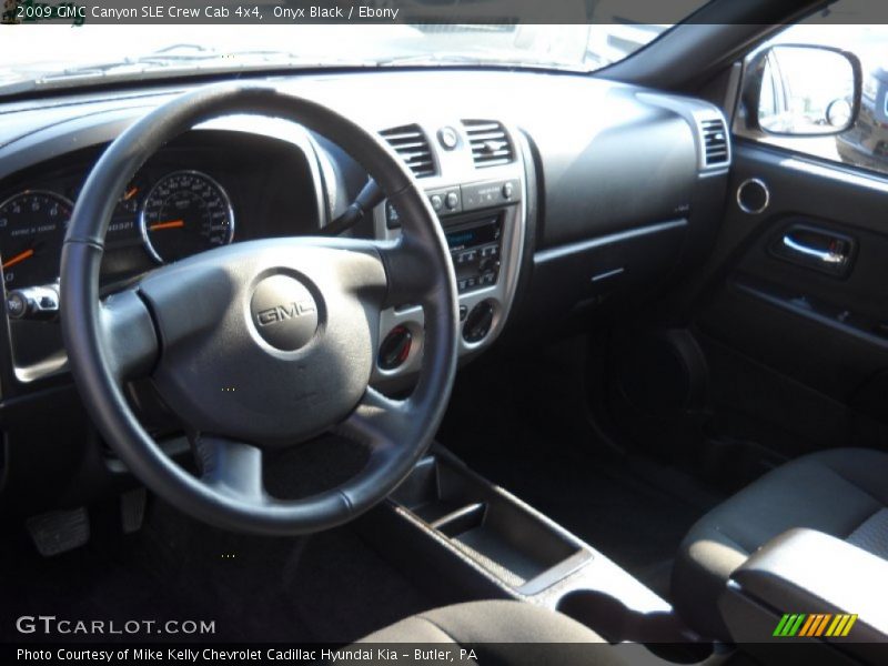 Onyx Black / Ebony 2009 GMC Canyon SLE Crew Cab 4x4
