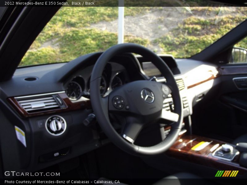 Black / Black 2012 Mercedes-Benz E 350 Sedan
