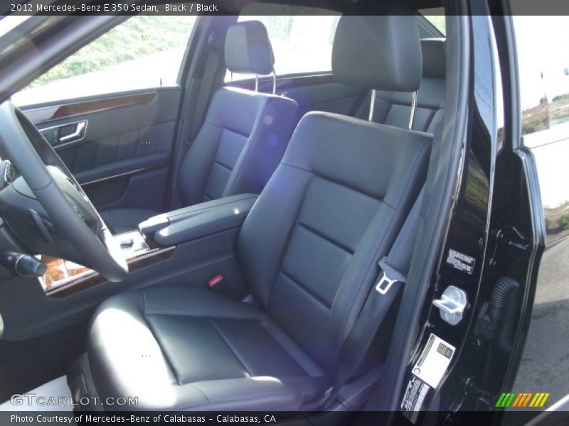 Black / Black 2012 Mercedes-Benz E 350 Sedan