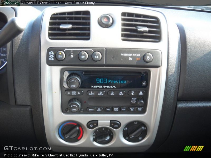 Onyx Black / Ebony 2009 GMC Canyon SLE Crew Cab 4x4