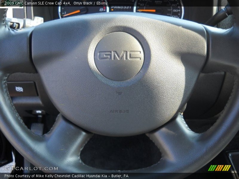 Onyx Black / Ebony 2009 GMC Canyon SLE Crew Cab 4x4