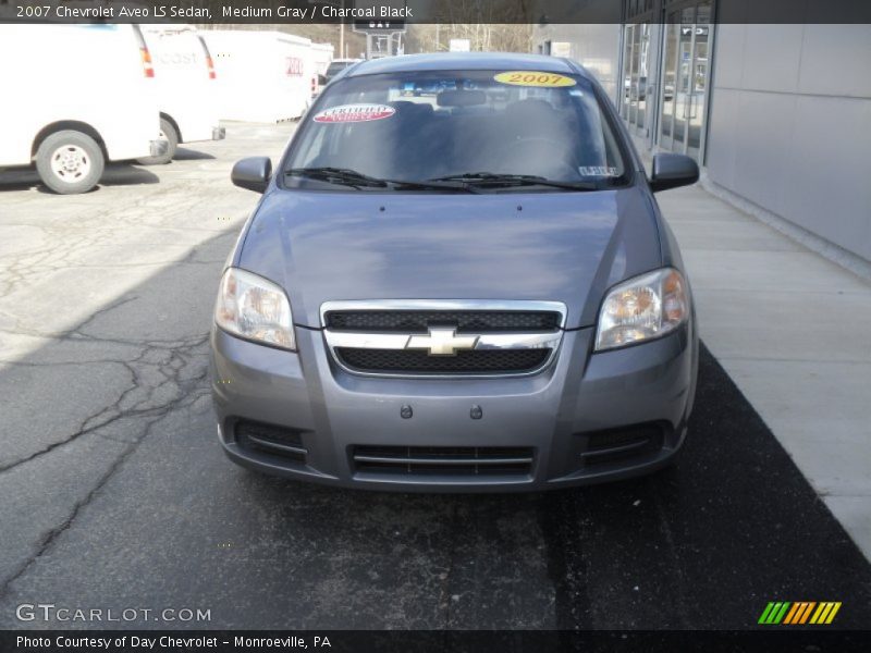 Medium Gray / Charcoal Black 2007 Chevrolet Aveo LS Sedan