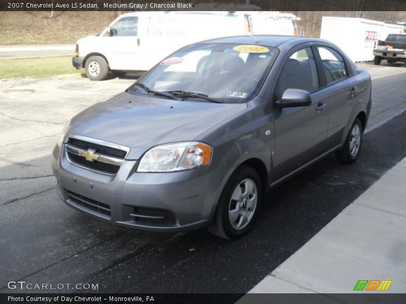 Medium Gray / Charcoal Black 2007 Chevrolet Aveo LS Sedan
