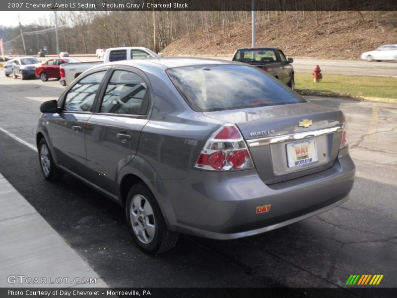 Medium Gray / Charcoal Black 2007 Chevrolet Aveo LS Sedan