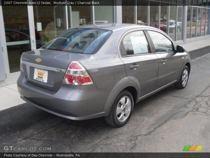 Medium Gray / Charcoal Black 2007 Chevrolet Aveo LS Sedan