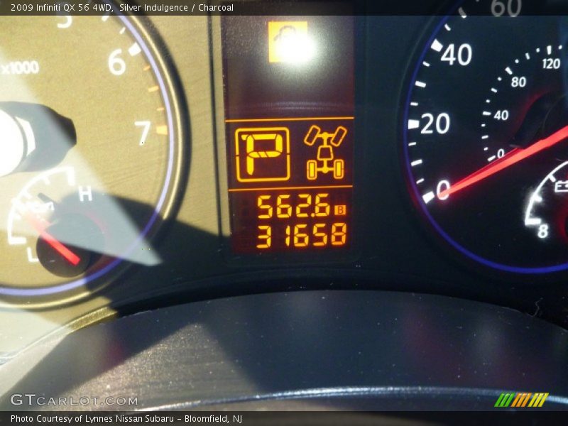 Silver Indulgence / Charcoal 2009 Infiniti QX 56 4WD