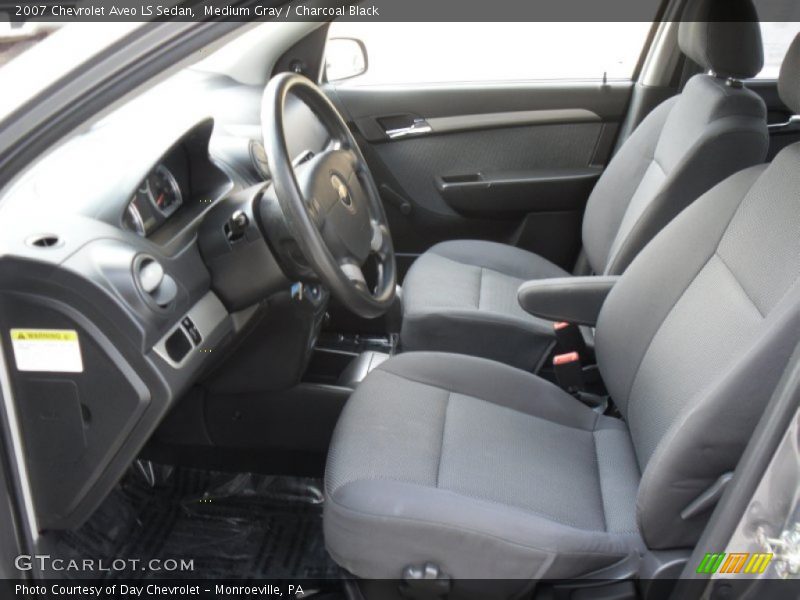 Medium Gray / Charcoal Black 2007 Chevrolet Aveo LS Sedan