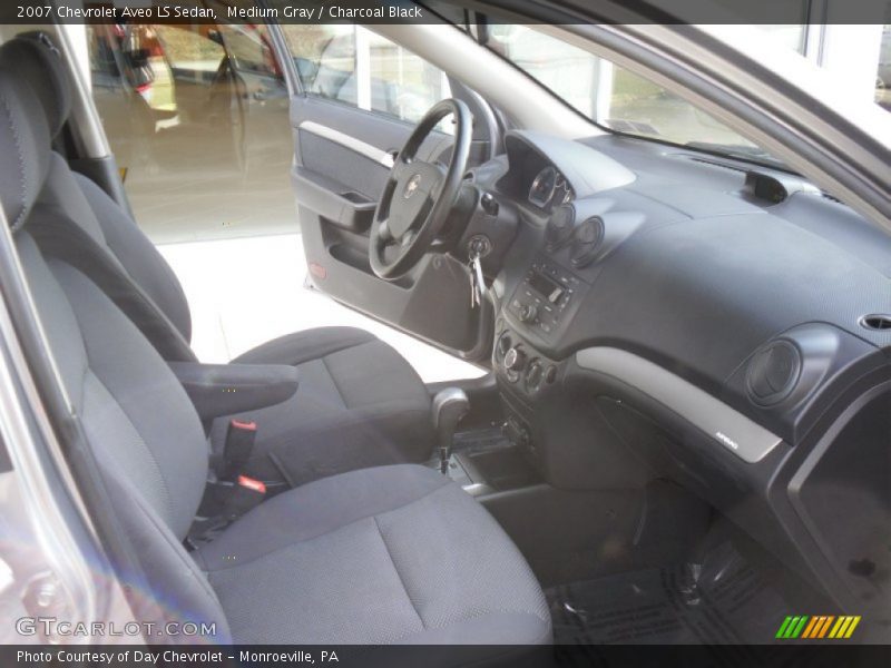Medium Gray / Charcoal Black 2007 Chevrolet Aveo LS Sedan