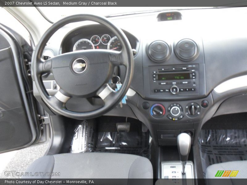 Medium Gray / Charcoal Black 2007 Chevrolet Aveo LS Sedan