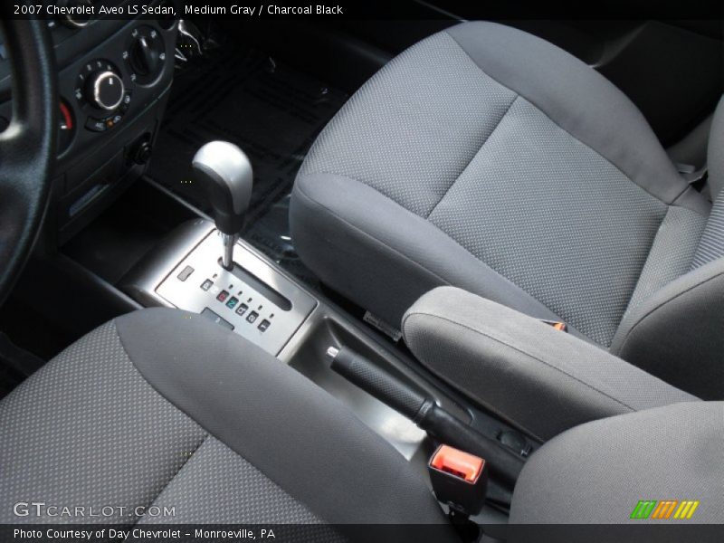 Medium Gray / Charcoal Black 2007 Chevrolet Aveo LS Sedan