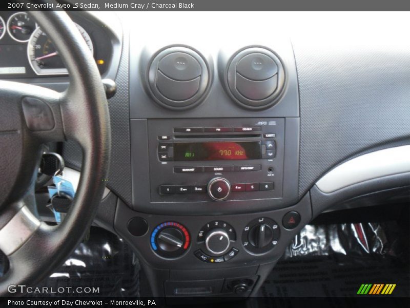 Medium Gray / Charcoal Black 2007 Chevrolet Aveo LS Sedan
