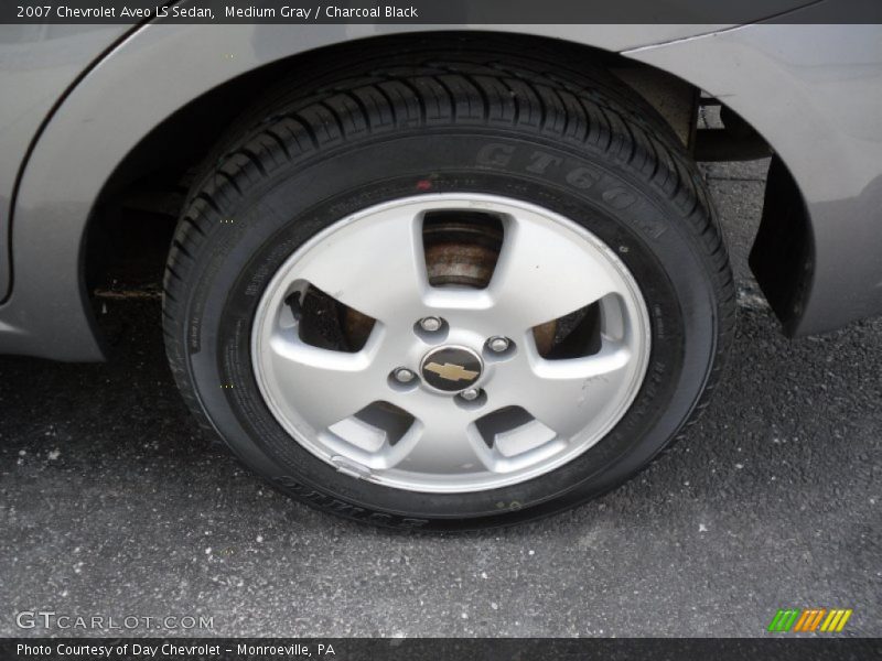 Medium Gray / Charcoal Black 2007 Chevrolet Aveo LS Sedan