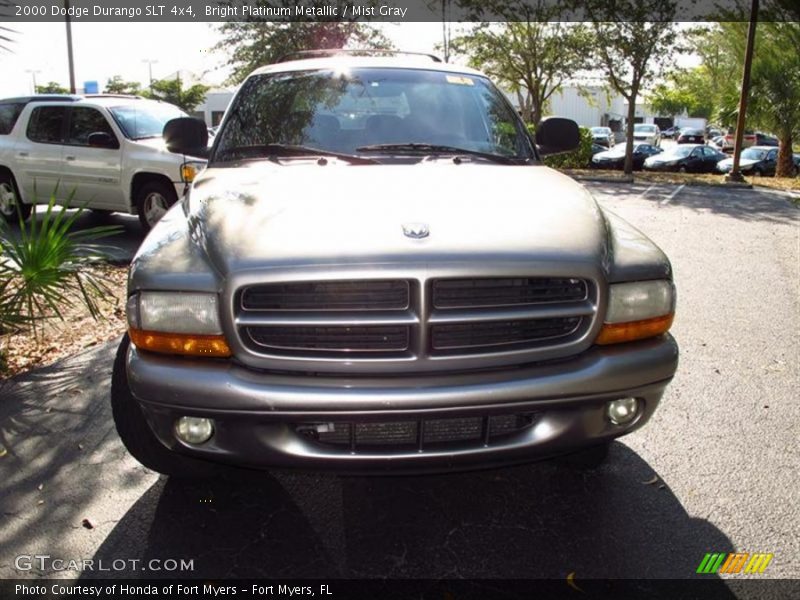 Bright Platinum Metallic / Mist Gray 2000 Dodge Durango SLT 4x4