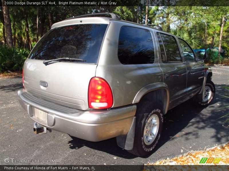 Bright Platinum Metallic / Mist Gray 2000 Dodge Durango SLT 4x4
