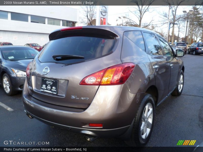 Tinted Bronze Metallic / Beige 2009 Nissan Murano SL AWD