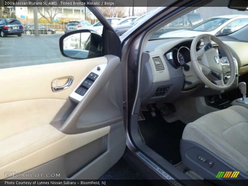 Tinted Bronze Metallic / Beige 2009 Nissan Murano SL AWD